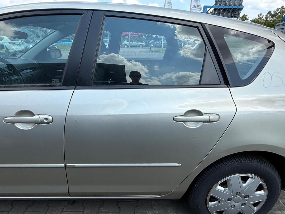 Mazda 3 BK original Tür hinten links 24E Sparkling Silver Fließheck Rohbau BJ05